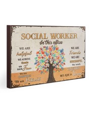 Social Worker In This Office 30x20 Gallery Wrapped Canvas Prints thumbnail