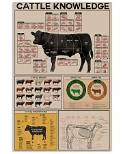 Farmer Cattle Knowledge 11x17 Poster front