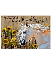 Horse Girl - Always stay humble and kind 17x11 Poster front