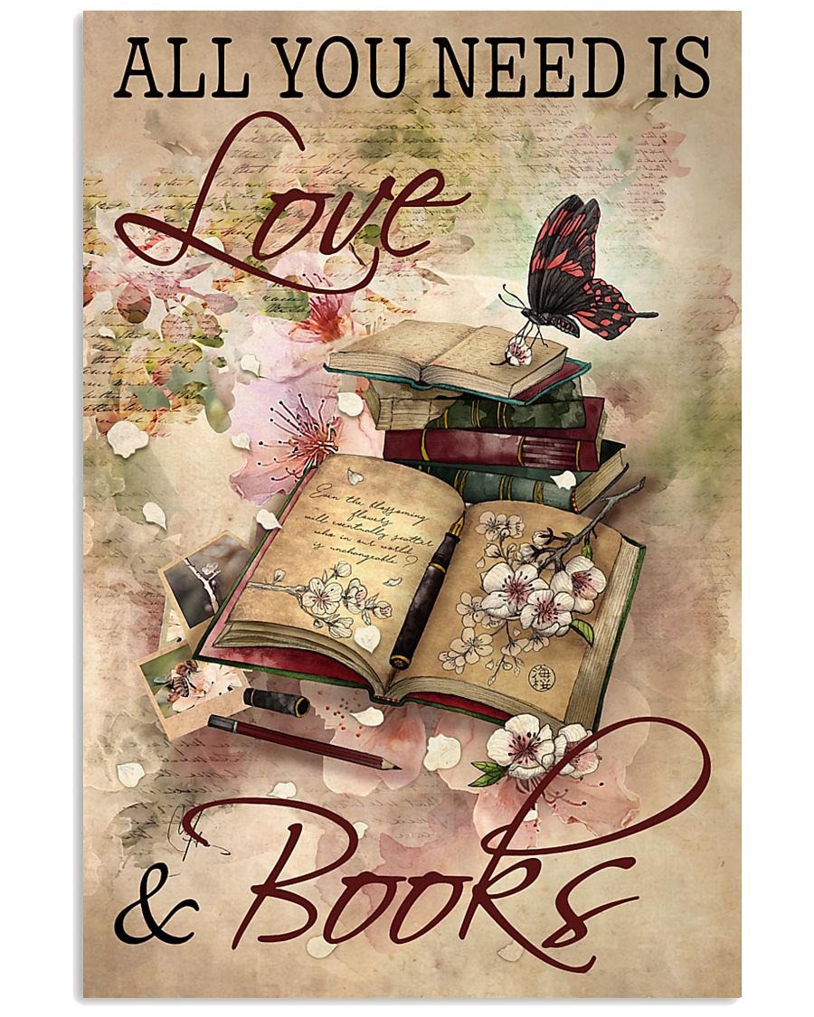 Librarian All You Need Is Love And Books 11x17 Poster