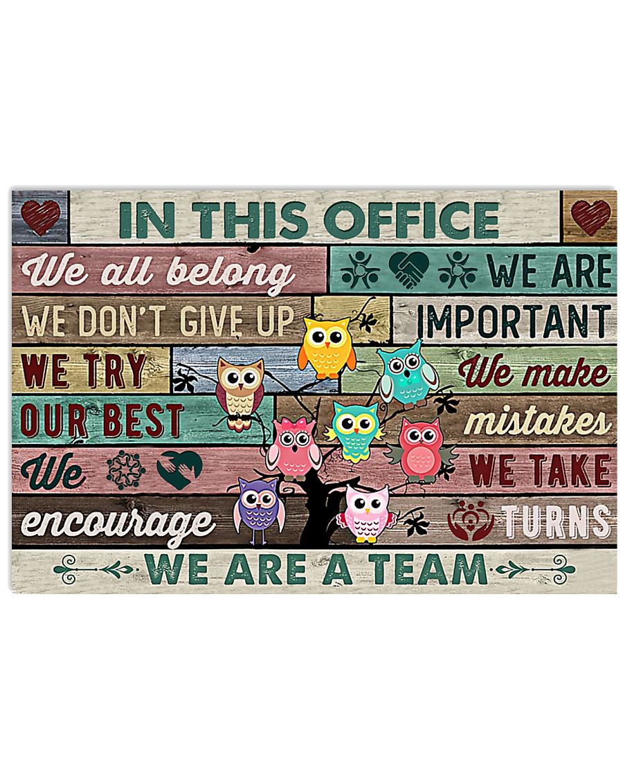 Social Worker We Are A Team 17x11 Poster