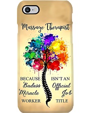 Massage Therapist Badass Miracle Worker Phonecase Phone Case i-phone-7-case