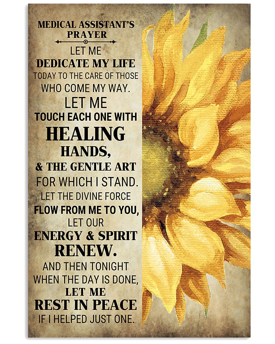 Medical Assistant's Prayer Poster 16x24 Poster