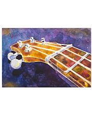 Art Watercolor Head Ukulele 17x11 Poster front