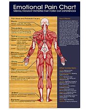 Massage Therapist Emotional Pain Chart 11x17 Poster front