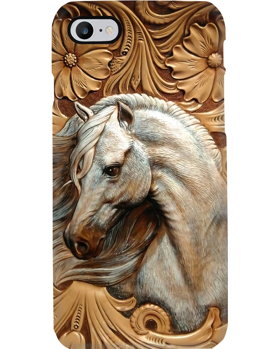 Horse Girl - While Horse Phone Case