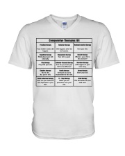 Social Worker Comparative Therapies V-Neck T-Shirt thumbnail