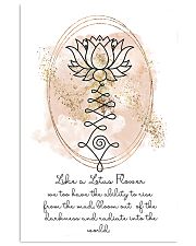 Yoga Like a lotus flower 11x17 Poster front
