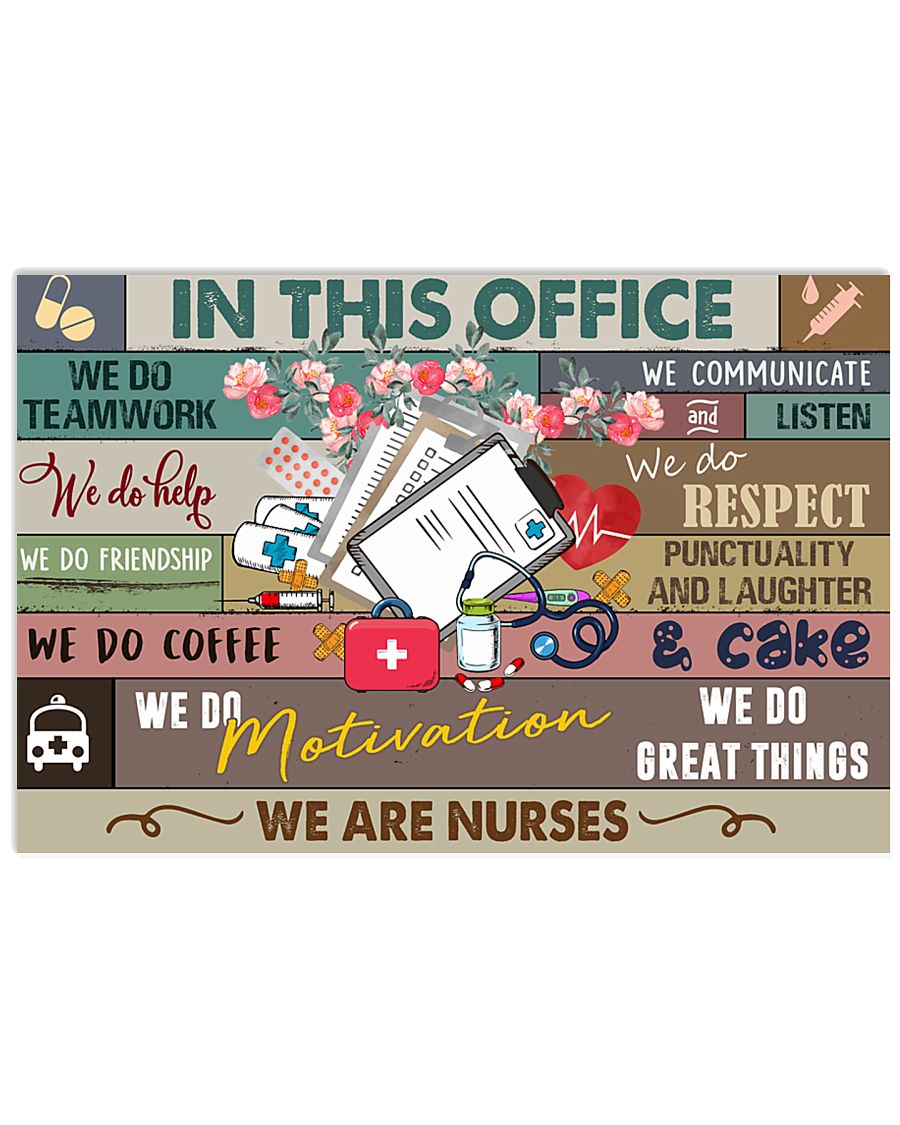 Nurse In this office Poster 17x11 Poster