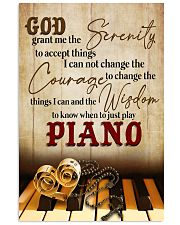 Pianist the wisdom to know when to just play piano 11x17 Poster front