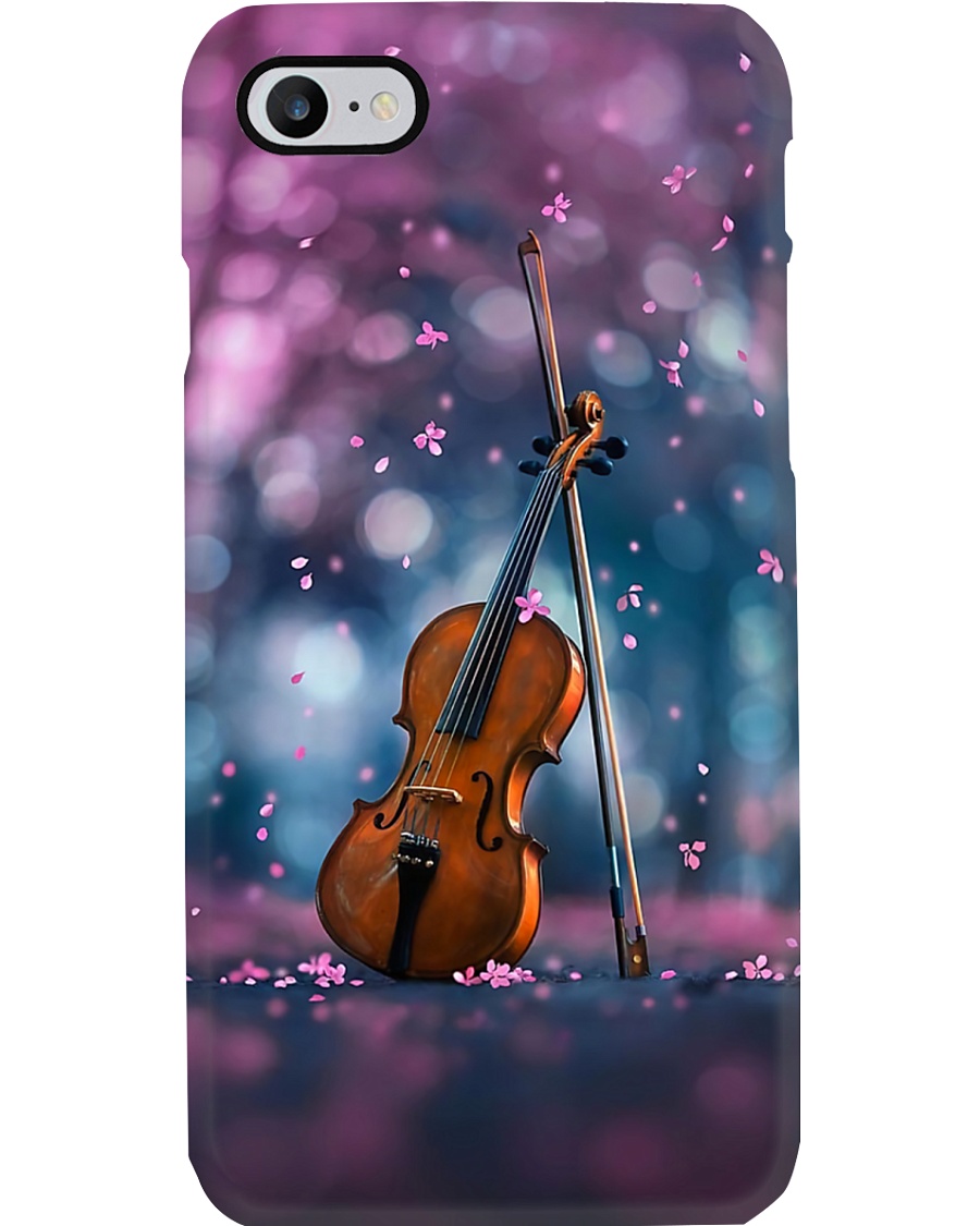 Violin With Flower Phone Case