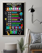 Librarian When You Enter This Library 11x17 Poster lifestyle-poster-1