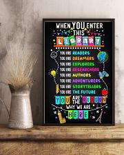 Librarian When You Enter This Library 11x17 Poster lifestyle-poster-3