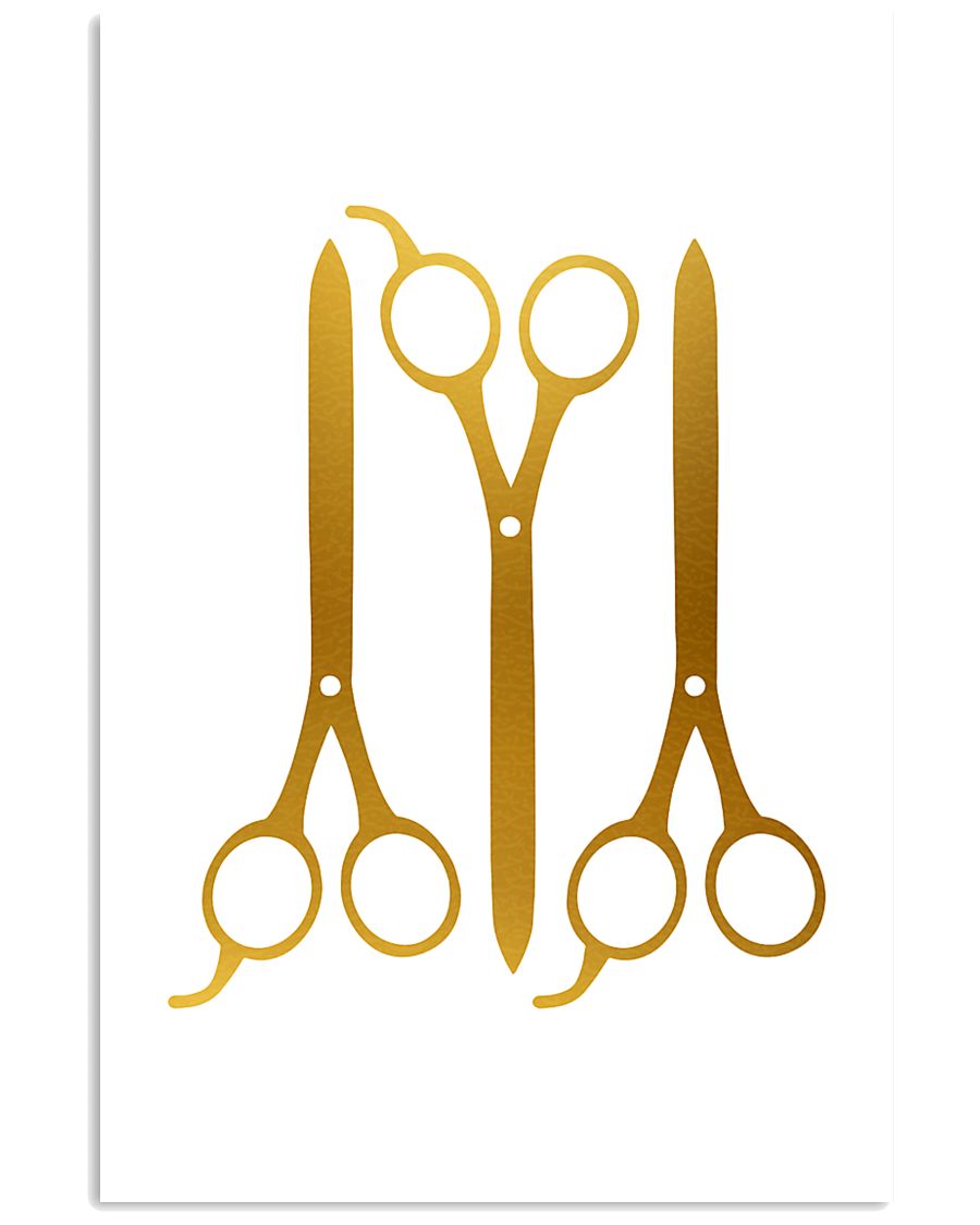 Hairdresser Golden Scissors 11x17 Poster