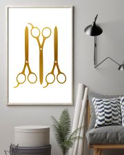 Hairdresser Golden Scissors 11x17 Poster lifestyle-poster-1