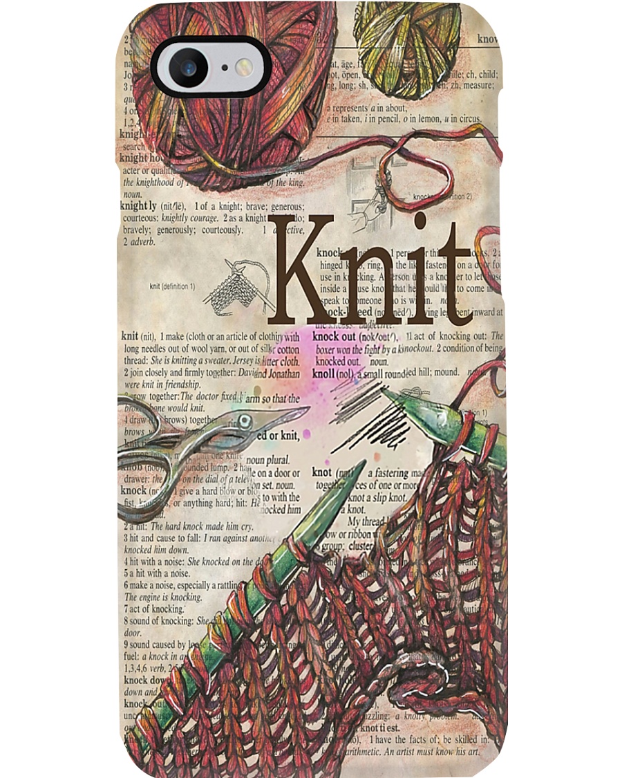 Crochet And Knitting - Knit Definition Phone Case