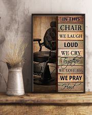 Hairdresser In This Chair We Love Big 11x17 Poster lifestyle-poster-3