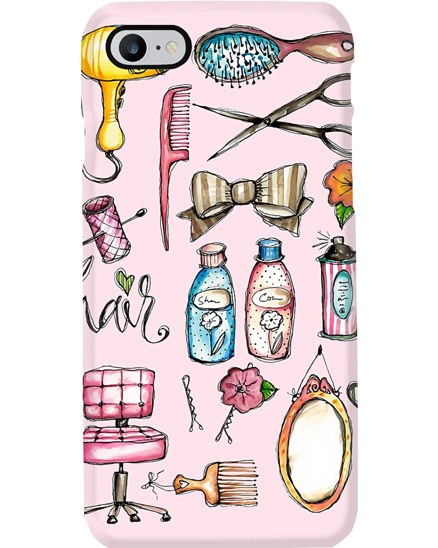 Hairdresser Colorful Vintage Tools Phone Case