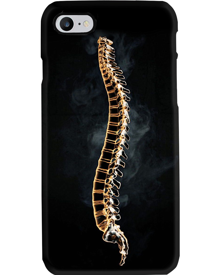 Chiropractic Spine and smoke Phone Case