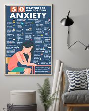 Social Worker 50 Strategies To Manage You Anxiety 11x17 Poster lifestyle-poster-1