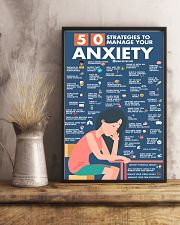 Social Worker 50 Strategies To Manage You Anxiety 11x17 Poster lifestyle-poster-3