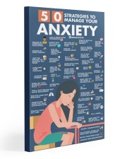 Social Worker 50 Strategies To Manage You Anxiety 20x30 Gallery Wrapped Canvas Prints thumbnail
