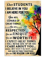 Teacher Dear Students 11x17 Poster front