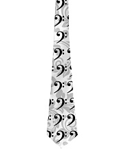 Contrabass Bass Clef Gift Tie front