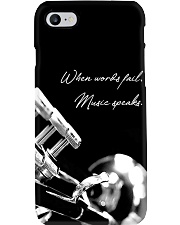 Trumpet When words fail Music speaks Phone Case i-phone-7-case