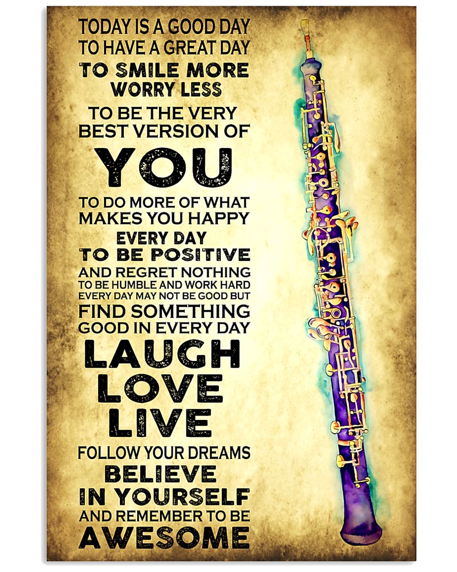 Oboe - Today is a good day 11x17 Poster