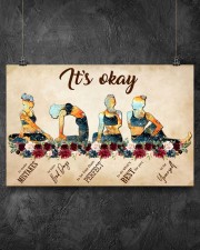 Yoga It's Okay To Make Mistakes 17x11 Poster aos-poster-landscape-17x11-lifestyle-12