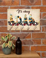 Yoga It's Okay To Make Mistakes 17x11 Poster poster-landscape-17x11-lifestyle-23