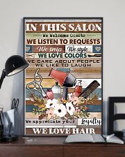 Hairdresser We Love Hair 11x17 Poster lifestyle-poster-2