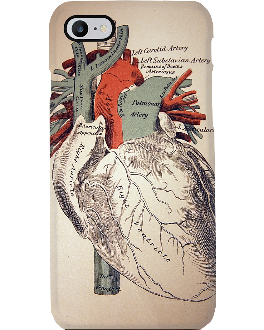 Paramedic Anatomy Human Heart Phone Case