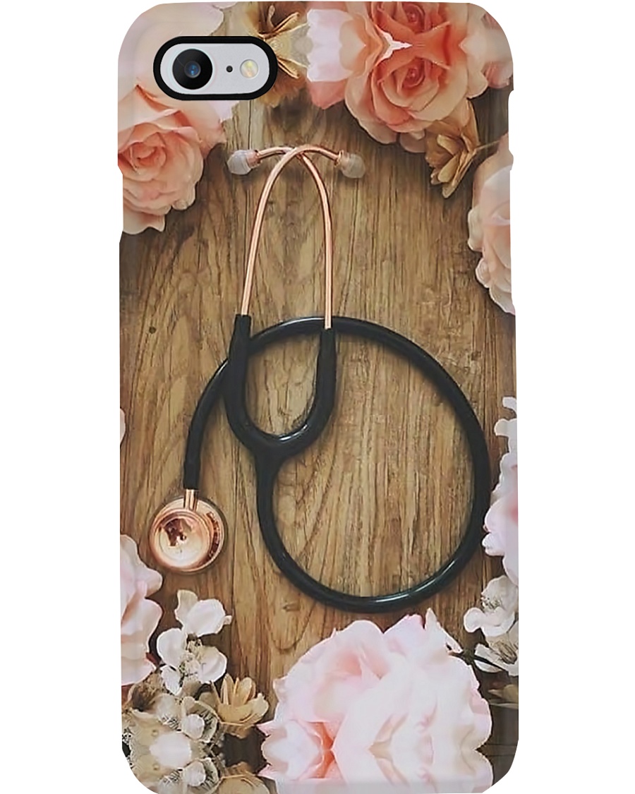 Respiratory Therapist Flower Stethoscope Phone Case