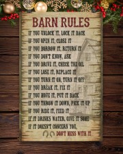 Horse Girl Barn Rules 11x17 Poster aos-poster-portrait-11x17-lifestyle-22