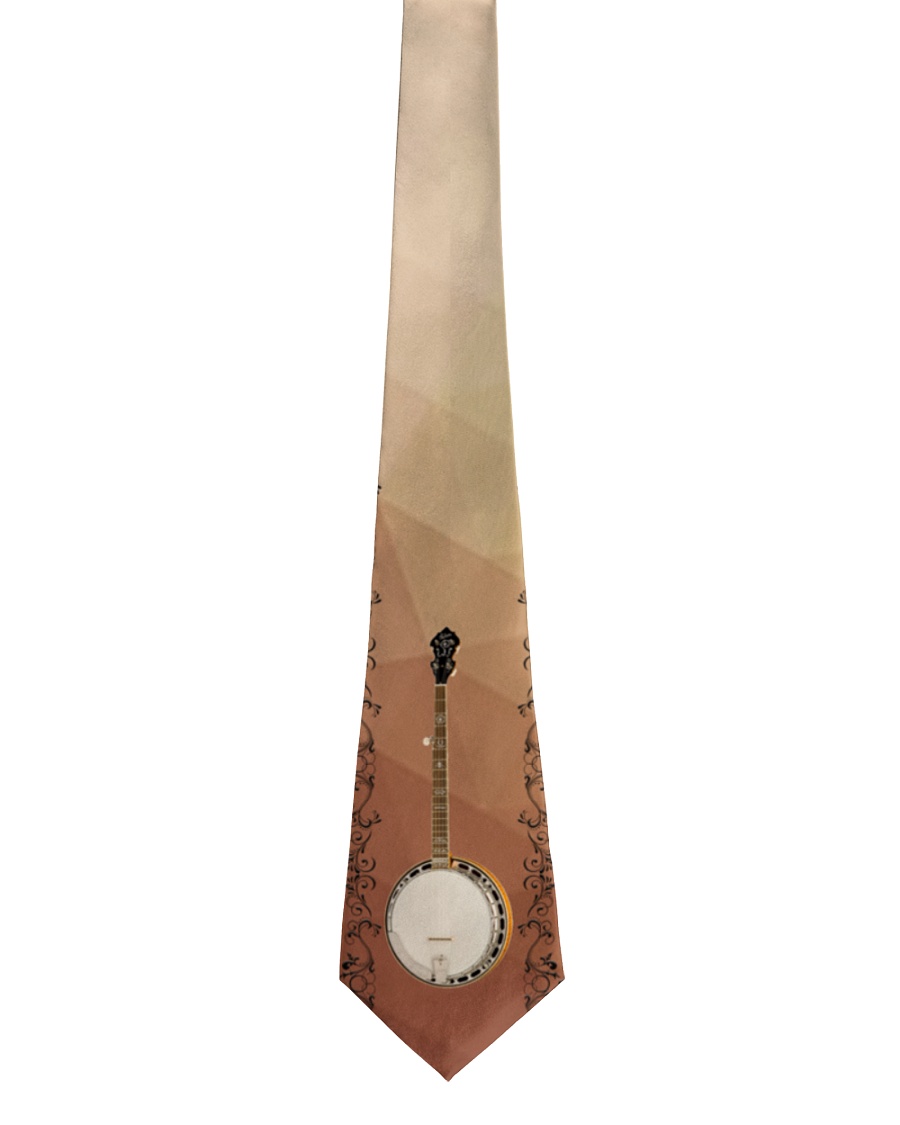 Banjo Vine On Brass Tie
