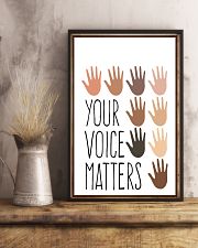 Social Worker Your Voice Matters 11x17 Poster lifestyle-poster-3