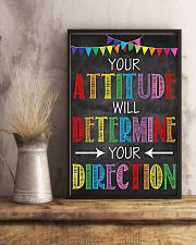 Social Worker Your attitude will determine 11x17 Poster lifestyle-poster-3