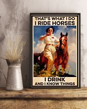 Horse Girl That's What I Do 11x17 Poster lifestyle-poster-3