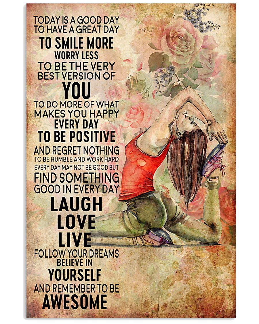 Yoga To Have A Great Day 11x17 Poster