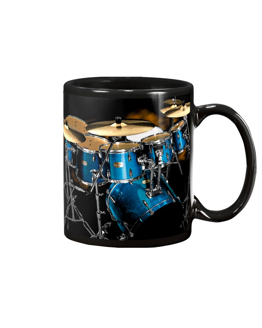 Drummer Blue Drum Set Mug