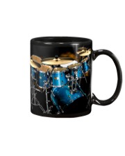 Drummer Blue Drum Set Mug front