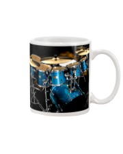 Drummer Blue Drum Set Mug tile