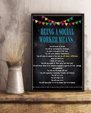 Being A Social Worker Means 11x17 Poster lifestyle-poster-3
