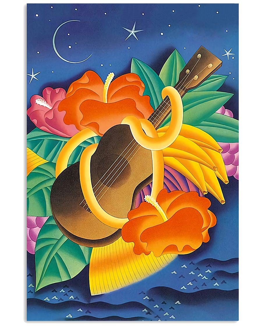 Aloha Ukulele 11x17 Poster