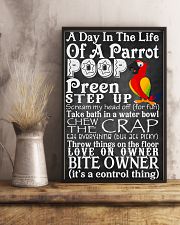 A day in the life of a Parrot Poster 11x17 Poster lifestyle-poster-3
