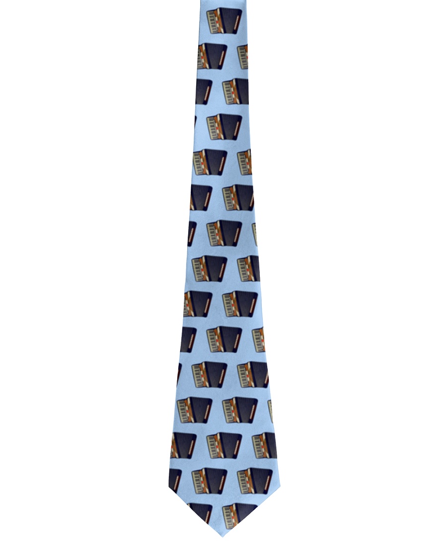 Accordion Blue Tie Tie