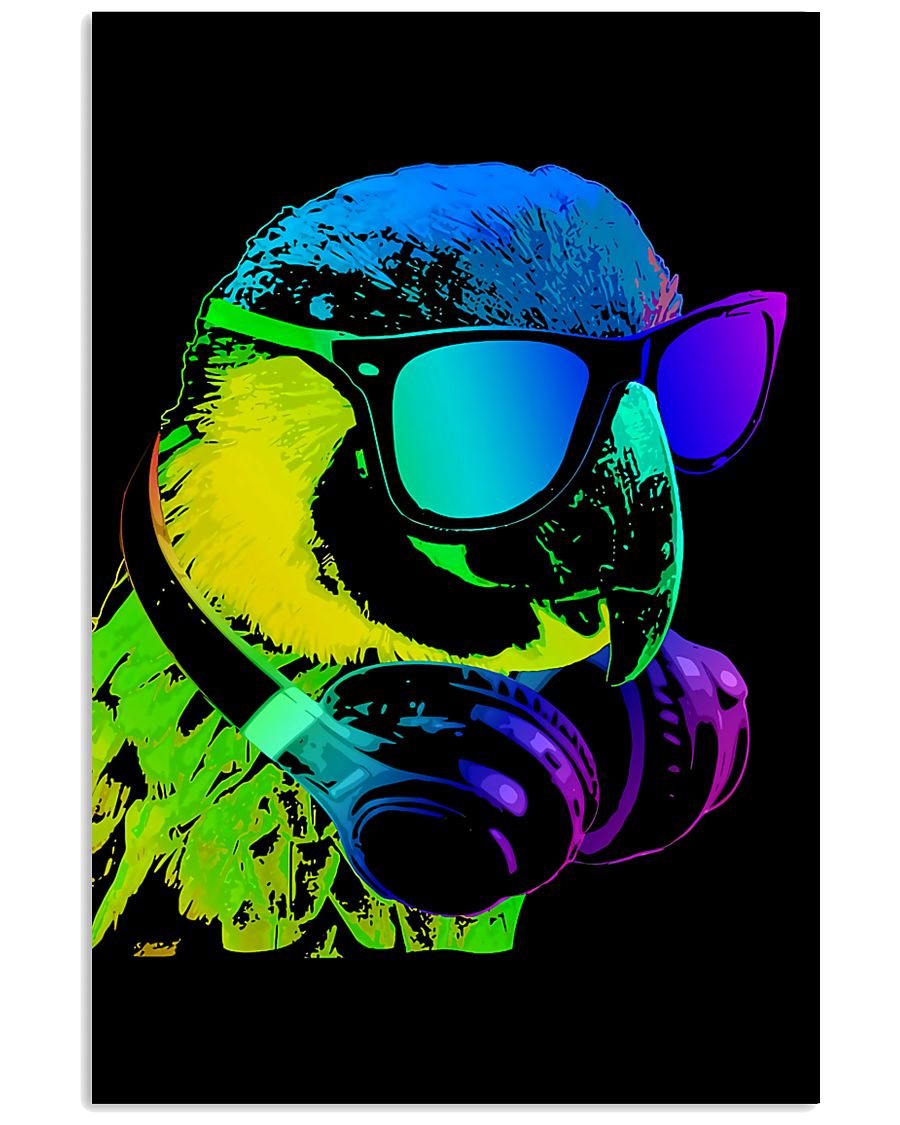 Parrot A Cool Parrot WaterColors 11x17 Poster