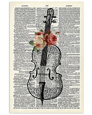 Cello and Flower 11x17 Poster front